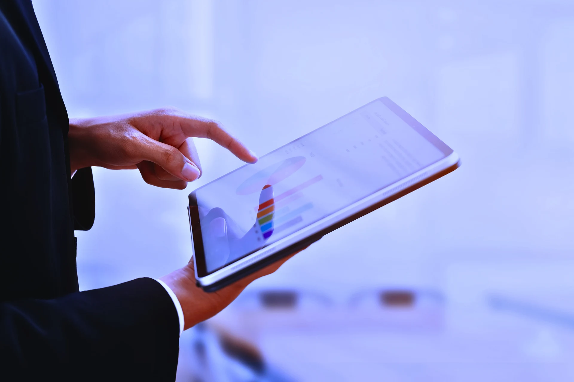 An analytics dashboard surfacing real-time business insights