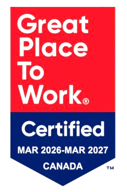 Great Place To Work — Certified, March 2026 to March 2027, Canada
